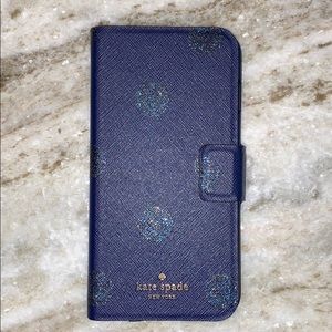 Kate Spade iPhone 8+ plus case / folio *RARE*